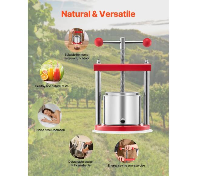 Rankinė vaisių vyno spaudyklė 1.65L5