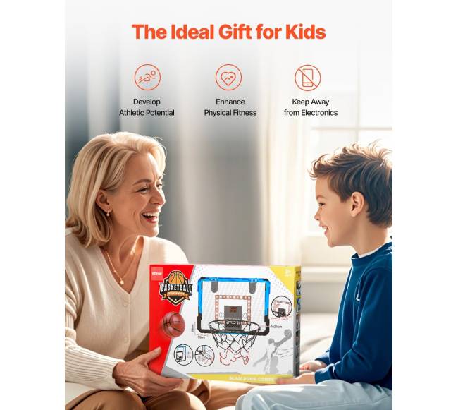 Vaikų krepšinio lankas su LED ir garso sistema5