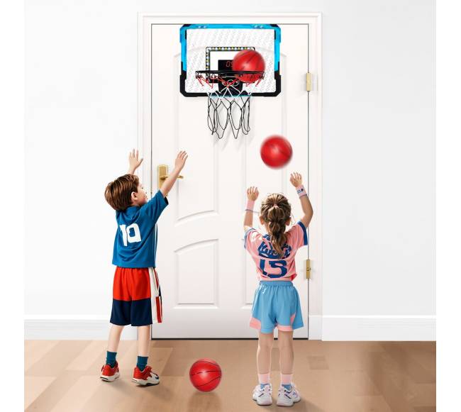 Vaikų krepšinio lankas su LED ir garso sistema7