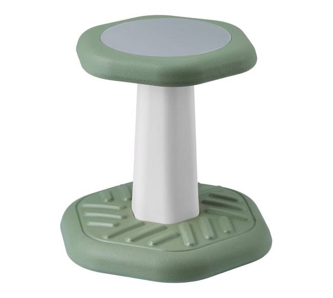 Žalia vaikų kėdė aktyviai balansavimui0