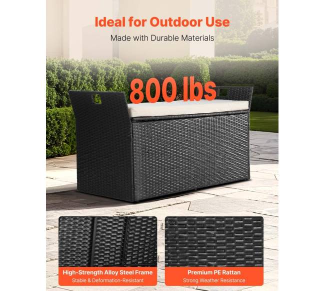 Lauko suoliukas su sandėliavimo dėže2