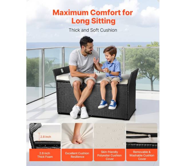 Lauko suoliukas su sandėliavimo dėže3