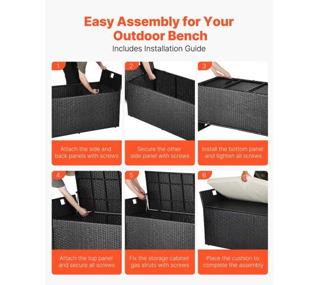 Lauko suoliukas su sandėliavimo dėže4