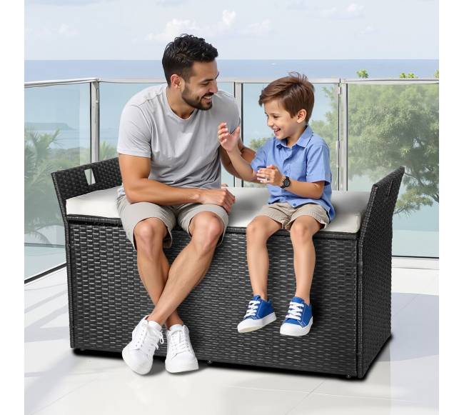 Lauko suoliukas su sandėliavimo dėže7