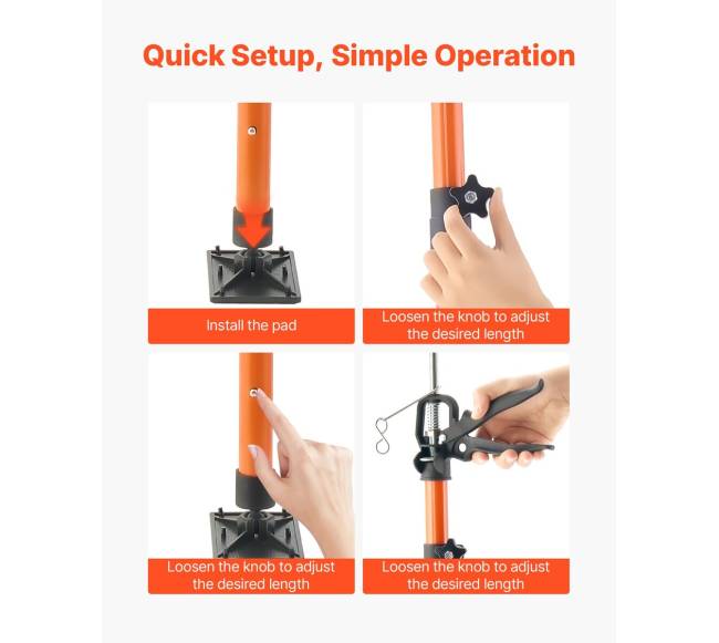 Telekopinis atraminis stulpas spintoms 8 vnt.3