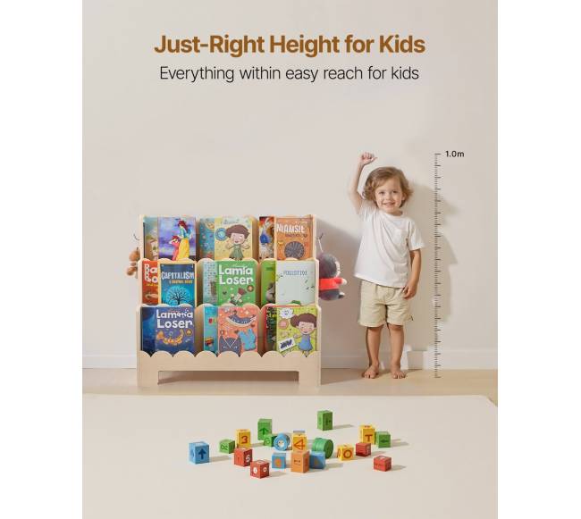 Montessori trijų lygių vaikų lentyna4