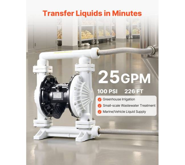 Oro varoma dviguba diafragminis siurblys 95 lmin2