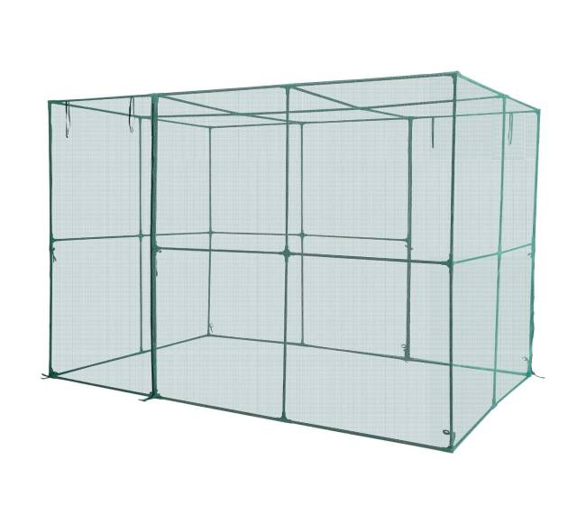 augalo apsauga 2,9 x 1,94 x 1,94 m augalų tentas su užsegama durimis8