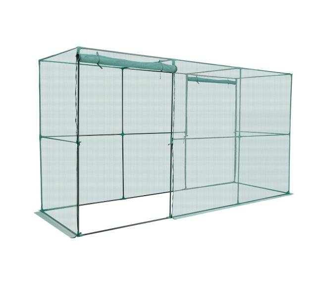 Apdangalas augalams su užtraukiamomis durimis0