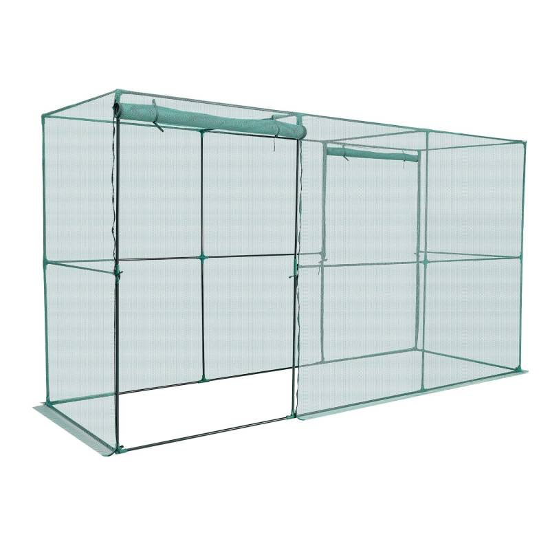 Apdangalas augalams su užtraukiamomis durimis0