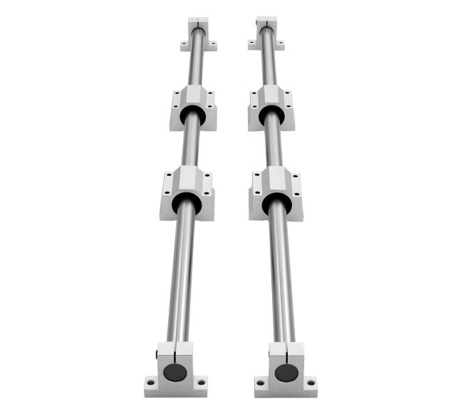 linijinių bėgių komplektas 1000 mm0