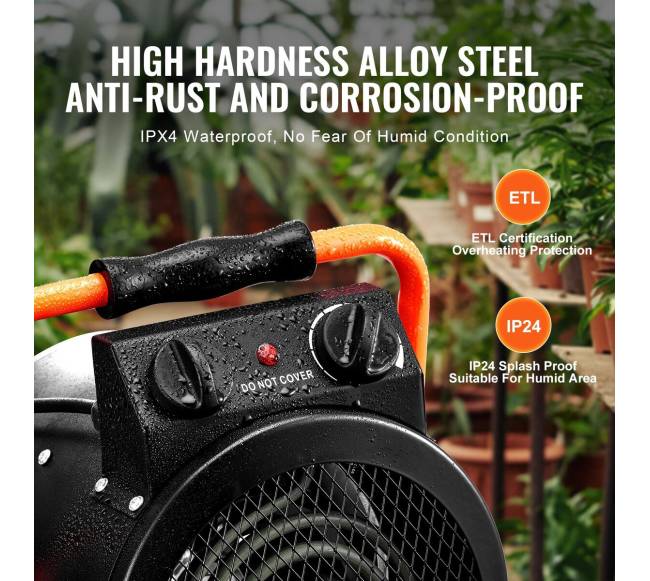 Šiltnamio šildytuvas 2000W su apsauga nuo perkaitimo2