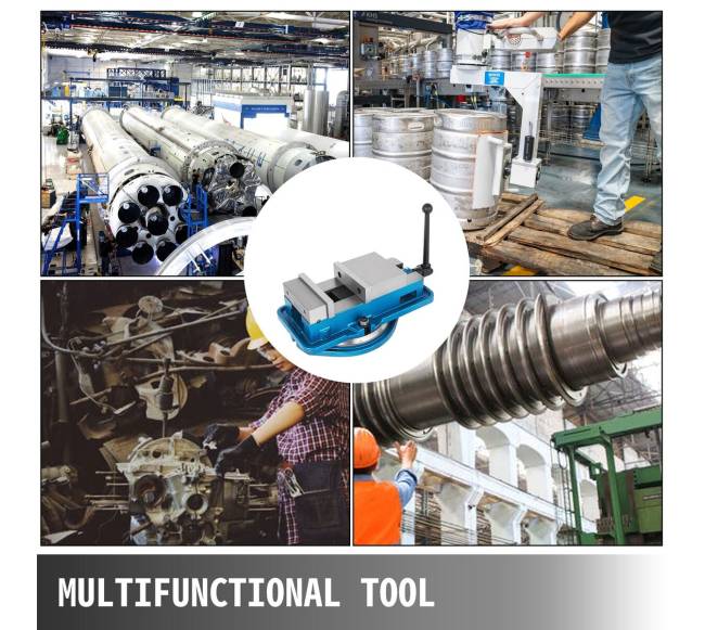 6 colių frezavimo spaustuvas su besisukančia baze6