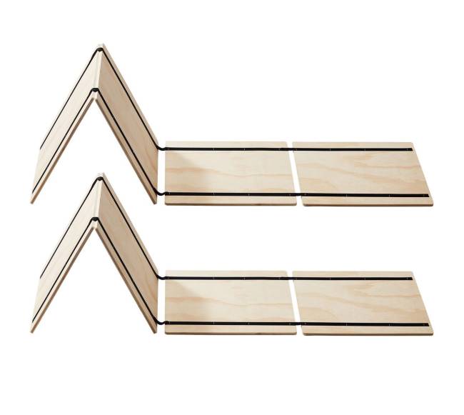 Twin dydžio sulankstoma lovos lenta0