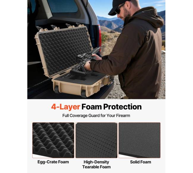 Šautuvų dėklas su užraktu ir ratukais3