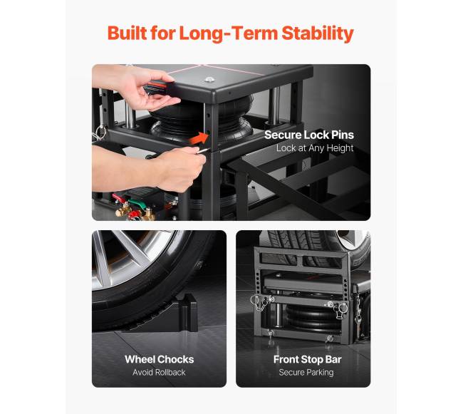 Nešiojami automobilių keltuvai, 5 tonų galia5