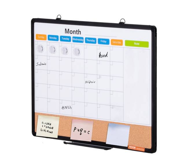 24x18 cm mėnesio kalendoriaus lentelė su kamštine lenta9