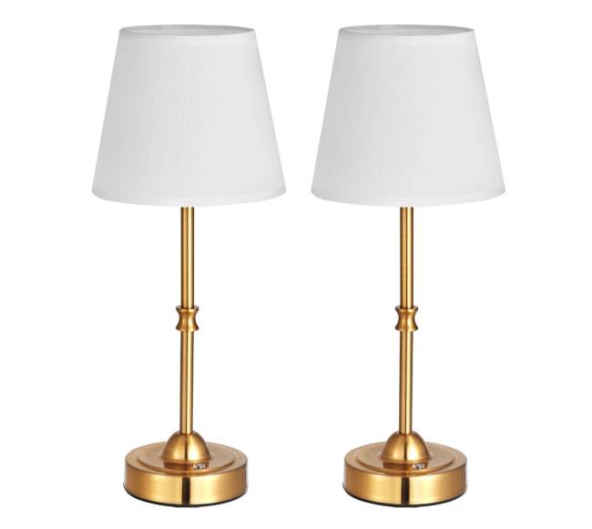 Belaidė stalinė lempa 2 vnt. įkraunama0