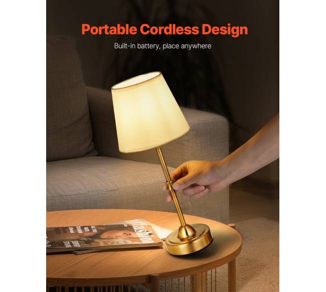 Belaidė stalinė lempa 2 vnt. įkraunama2