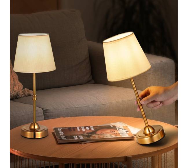 Belaidė stalinė lempa 2 vnt. įkraunama7