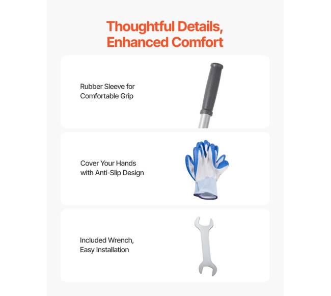 Vejos lyginimo grėblys su reguliuojama rankena5