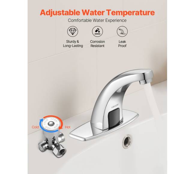 Beprisilietis vonios maišytuvas su jutikliu3