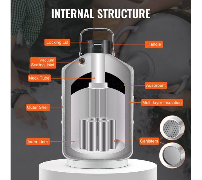 Skysto azoto talpa 3 L aliuminio lydinys3