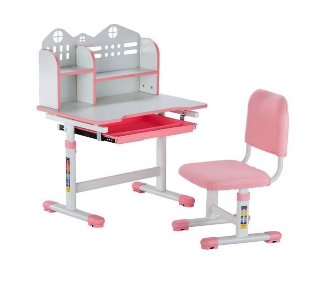 Reguliuojamas vaikų stalo ir kėdės komplektas0