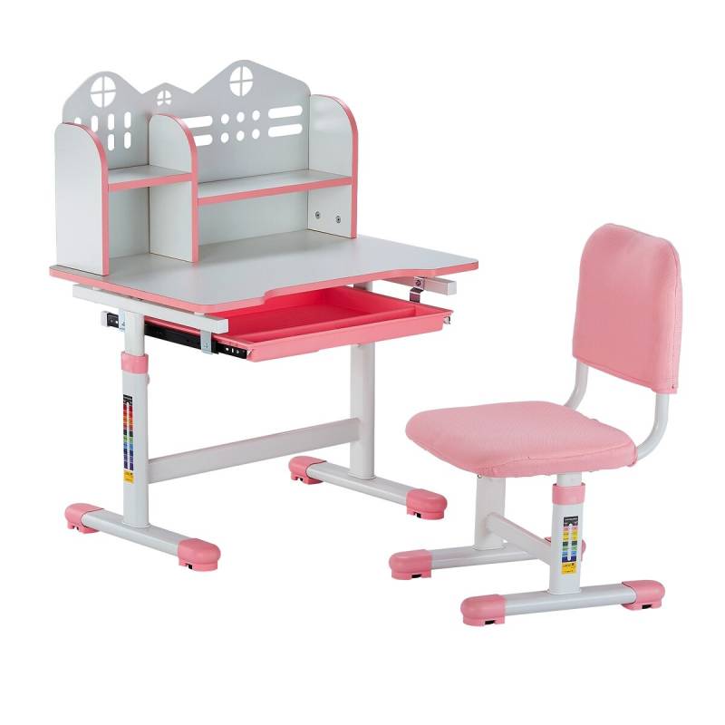 Reguliuojamas vaikų stalo ir kėdės komplektas0