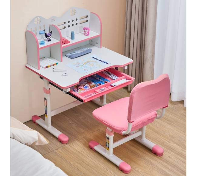 Reguliuojamas vaikų stalo ir kėdės komplektas7