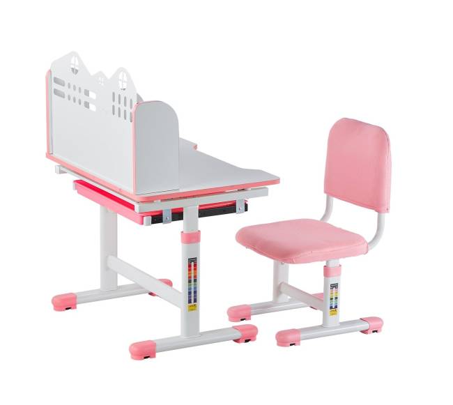 Reguliuojamas vaikų stalo ir kėdės komplektas9