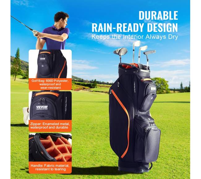 Golfo krepšys su 14 skyrių organizatoriumi2