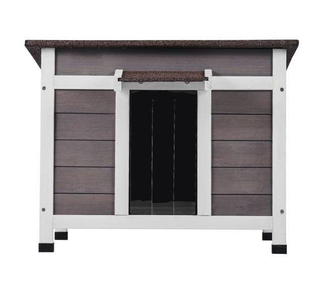 Lauko katės namelis su atveriamu stogu8