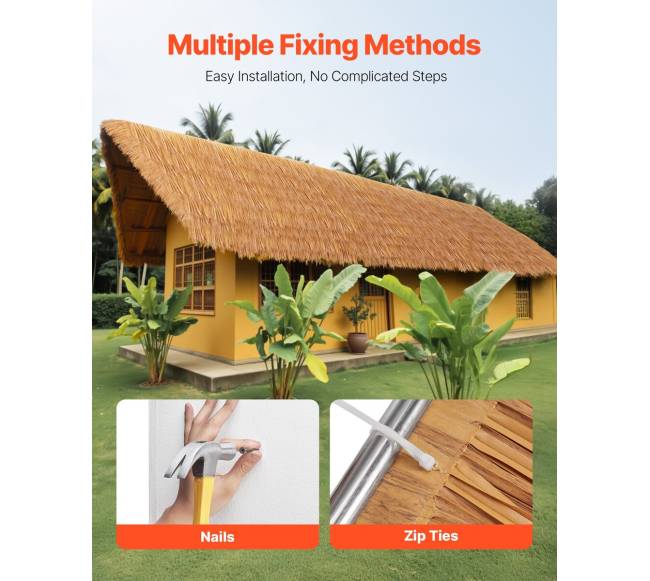 Dirbtinė šiaudinė danga meksikietiškiems stogams4