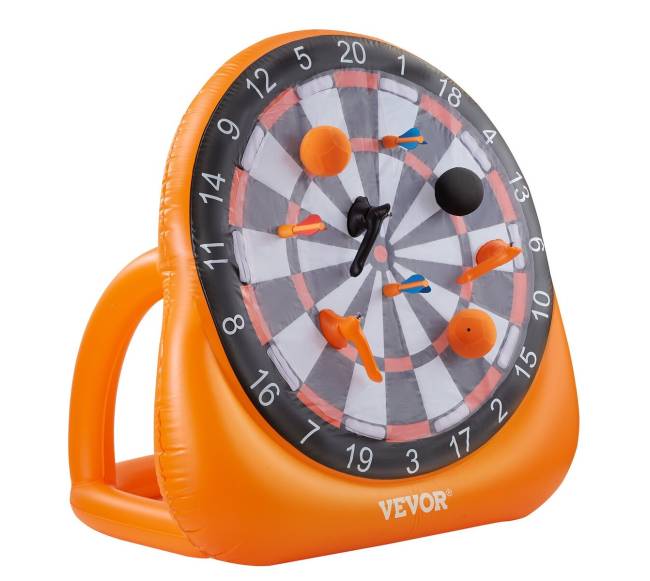 Pripučiamas futbolo smiginio taikinys su kamuoliais9