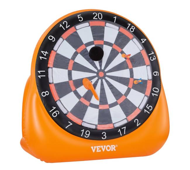 Pripučiamas futbolo smiginio taikinys su kamuoliais10