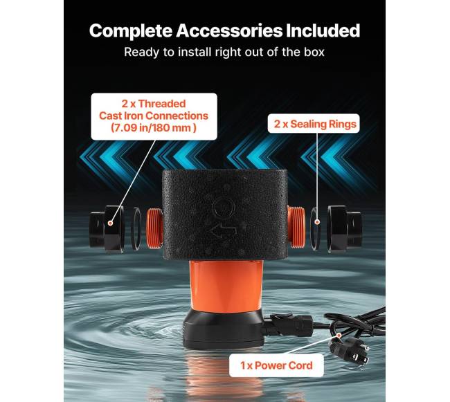 Aukšto efektyvumo cirkuliacinis siurblys LPS25-11PA4