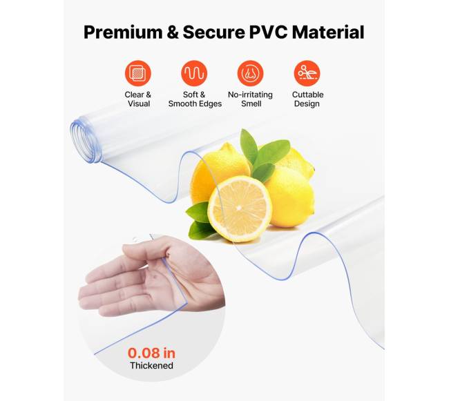 Skaidri PVC užuolaida sandėliui4