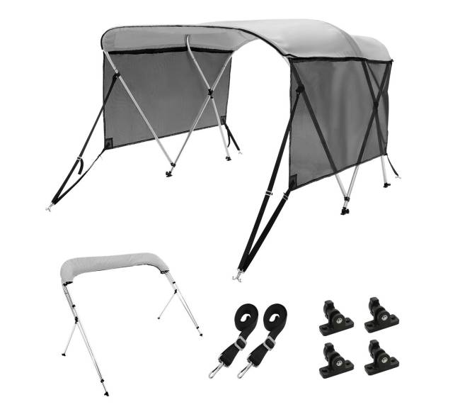 Trijų lankų Bimini valties priedanga0