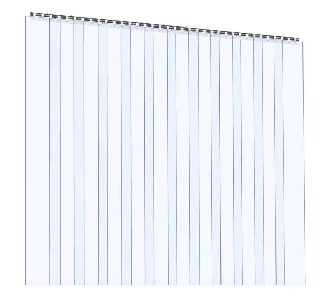 Skaidri PVC užuolaida sandeliams0