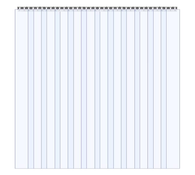 Skaidri PVC užuolaida sandeliams10