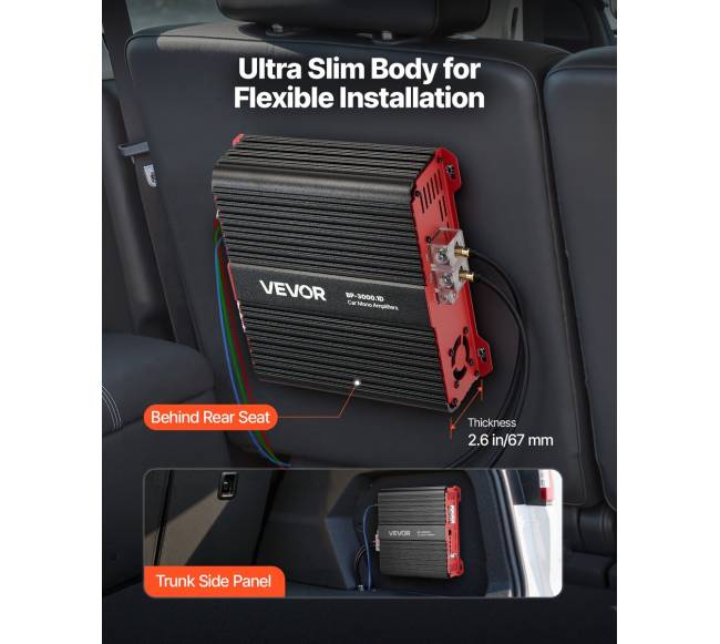 Automobilinis monoblokinis stiprintuvas 3000W4