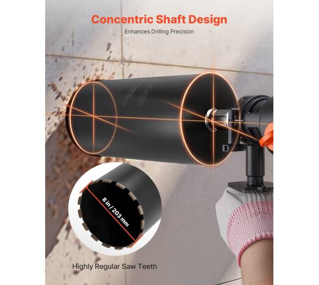 Deimantinis grąžtas gelžbetoniui ir mūro darbams5