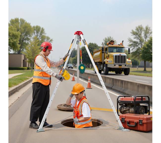 Gelbėjimo trikojis su gervės rinkiniu7