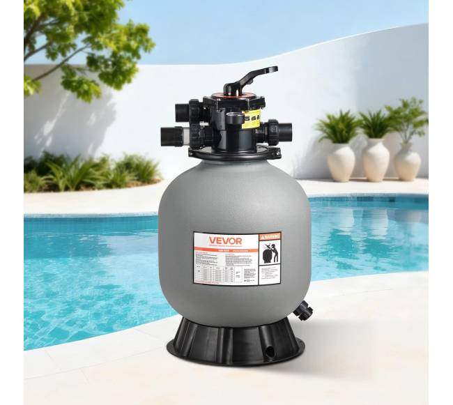 Smėlio filtras su 7-jų funkcijų vožtuvu baseinams7