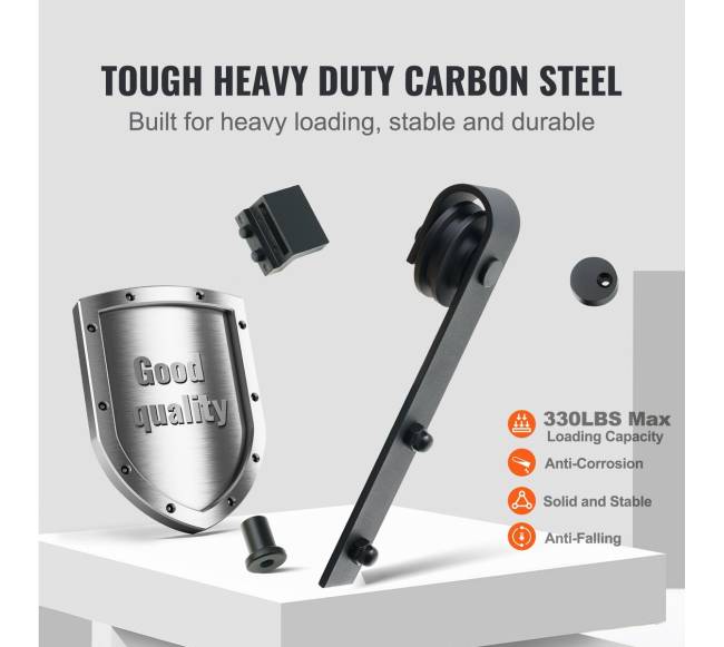 8 pėdų slankiojančių durų komplektas2