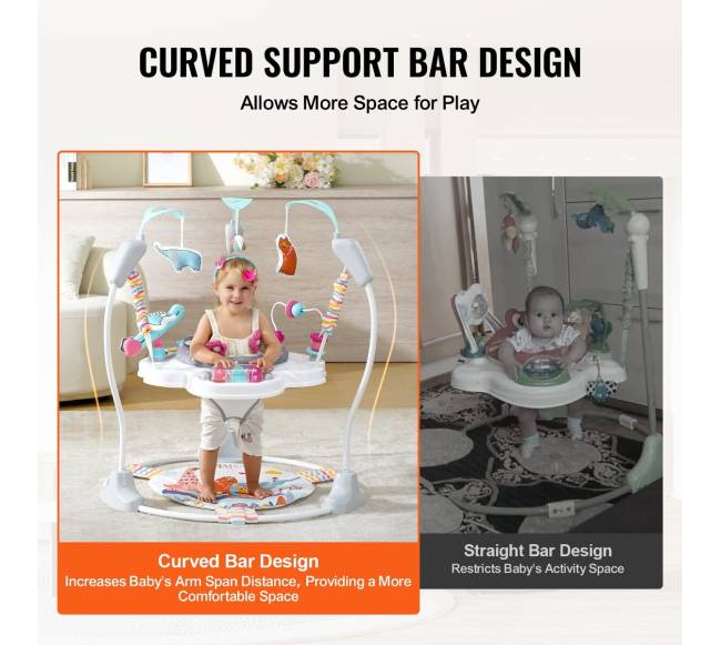 Vaikiškas šokliukas su žaislais ir muzika2