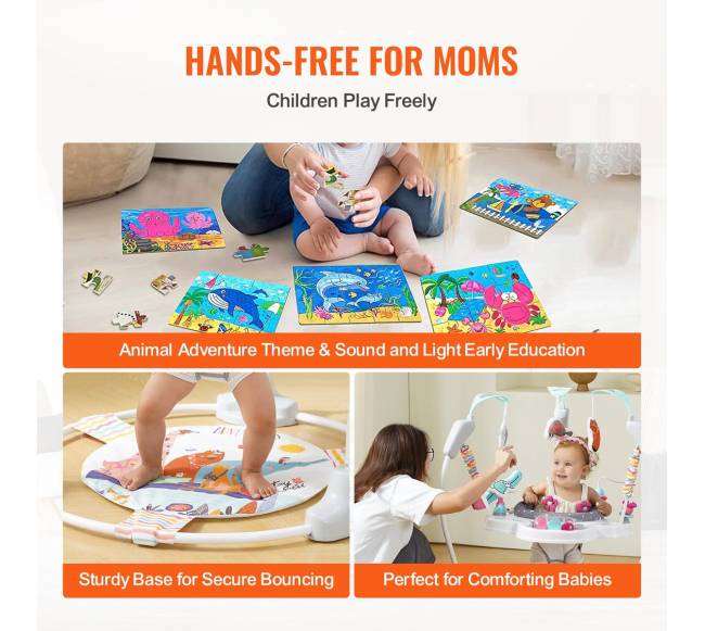 Vaikiškas šokliukas su žaislais ir muzika5