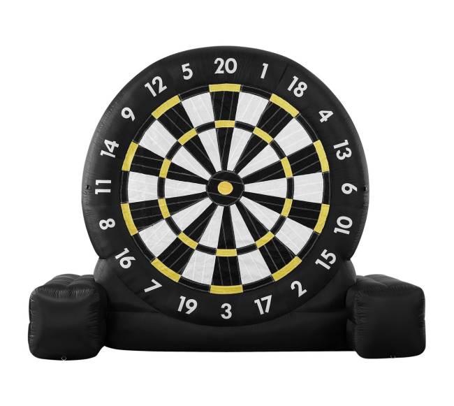 Pripučiama futbolo dart lenta su kamuoliais0