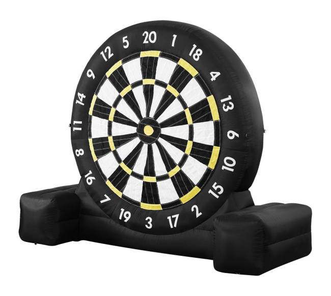 Pripučiama futbolo dart lenta su kamuoliais8